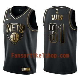 NBA Brooklyn Nets Trikot Jarrett Allen 31 Nike Schwarz Golden Edition Swingman - Herren